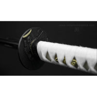 Deluxe Mūnraito Hand Forged in 1060 Clay Tempered Metal Katana Sword