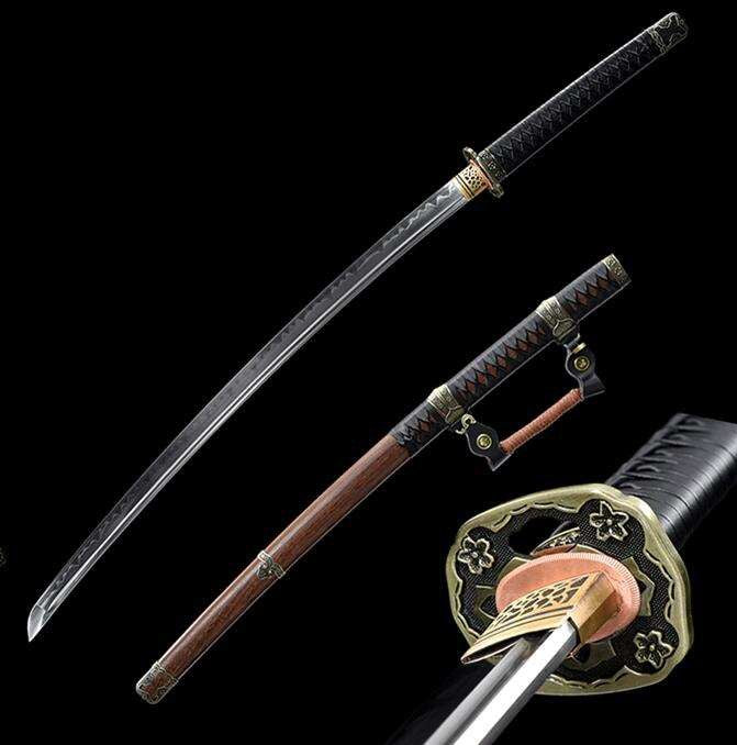 Yakushima Handforged in Clay Tempered 1095 Metal Katana Sword
