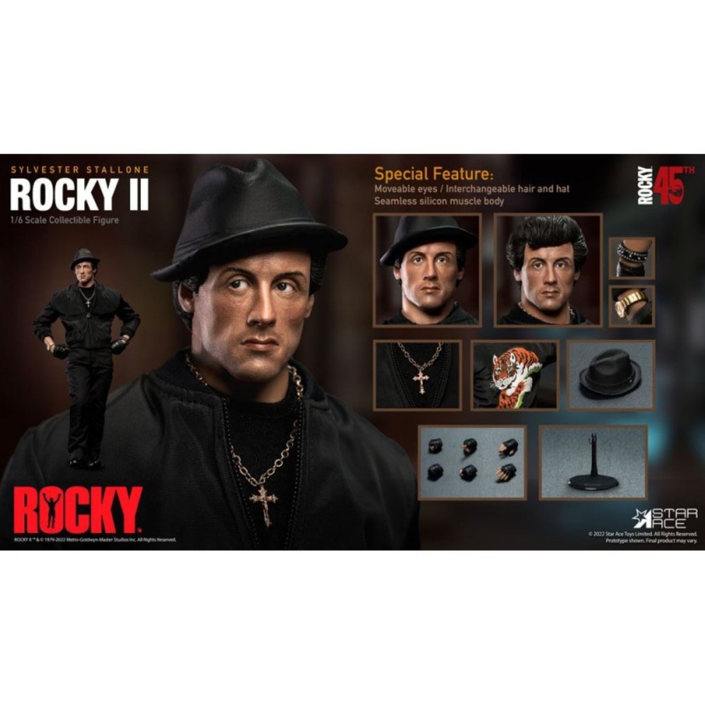 Star Ace Rocky 2 Rocky Balboa 1/6 Scale Action Figure SA0118 Normal Ver