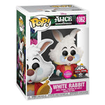 Alice in Wonderland Pop & Tee Flocked White Rabbit (Medium) Funko Pop! Vinyl DAMAGED BOX