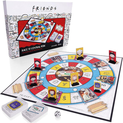 FRIENDS Race To Central Perk Trivia Card & Board Game