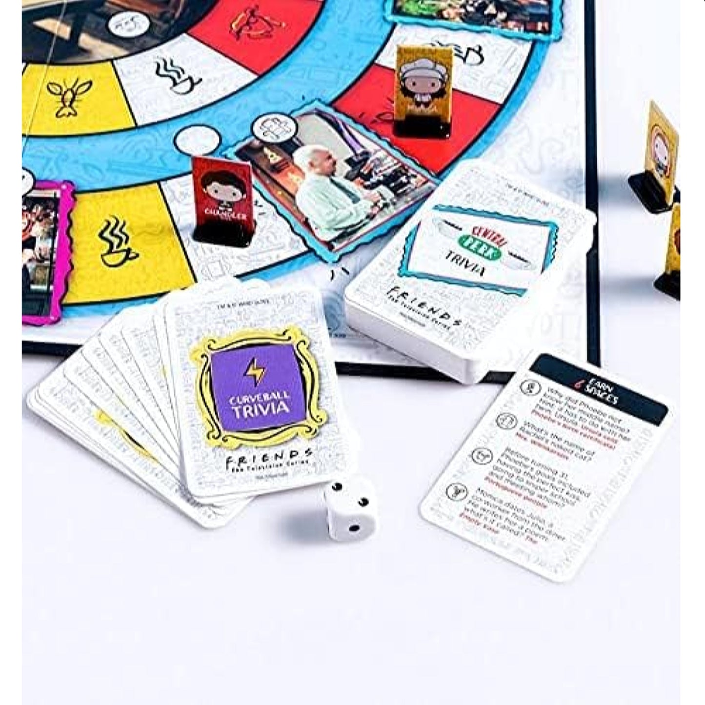 FRIENDS Race To Central Perk Trivia Card & Board Game