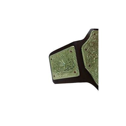 WWF Ric Flair World Heavyweight Championship Replica Wrestling Belt 6MM Diecast Plate