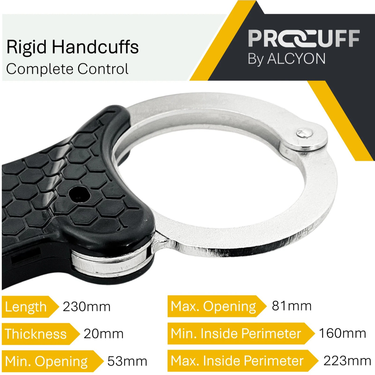 Alcyon Handcuffs Rigid Model – 5050-RB