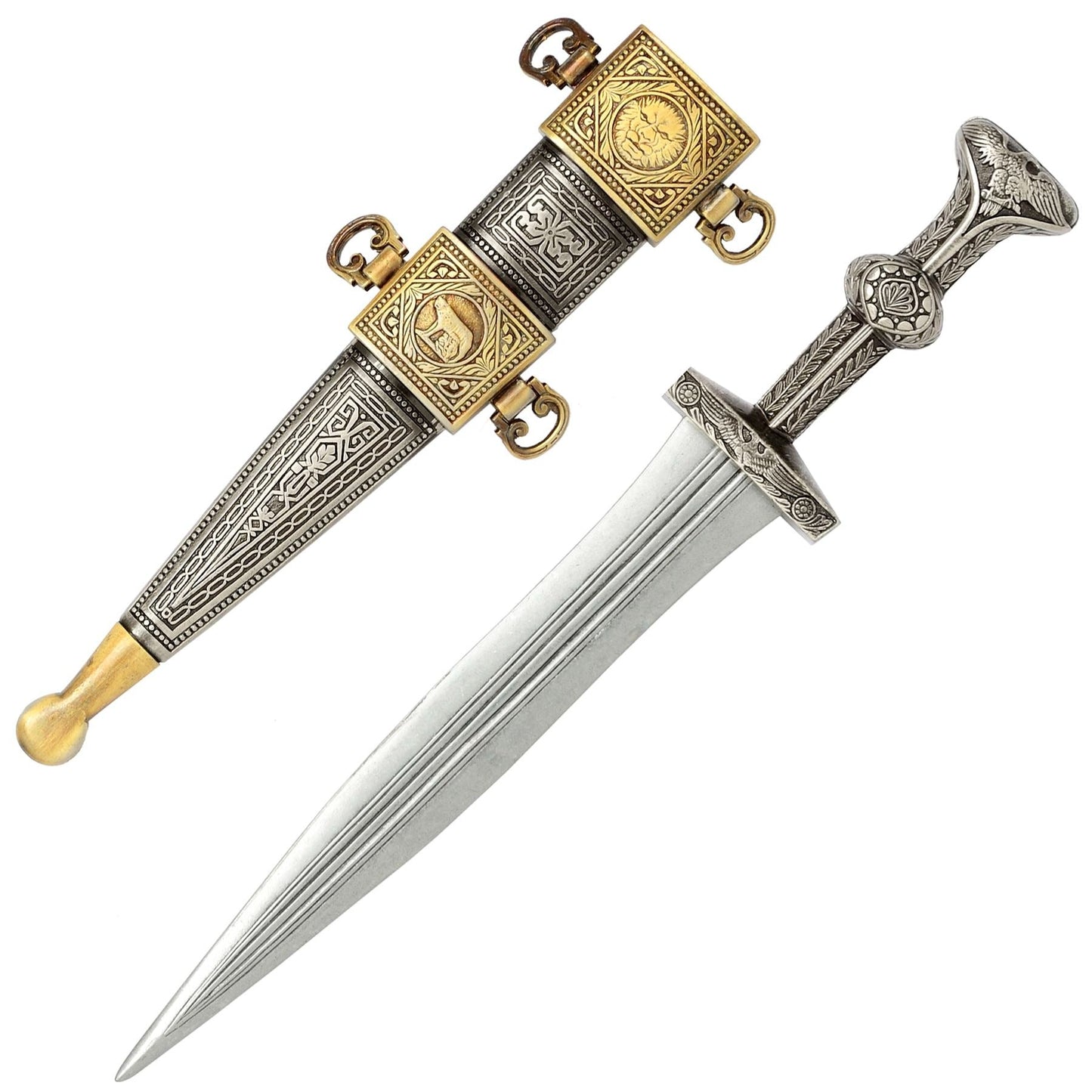 Roman Dagger Nickel Denix Replica G4101NQ - NEXTLEVELUK