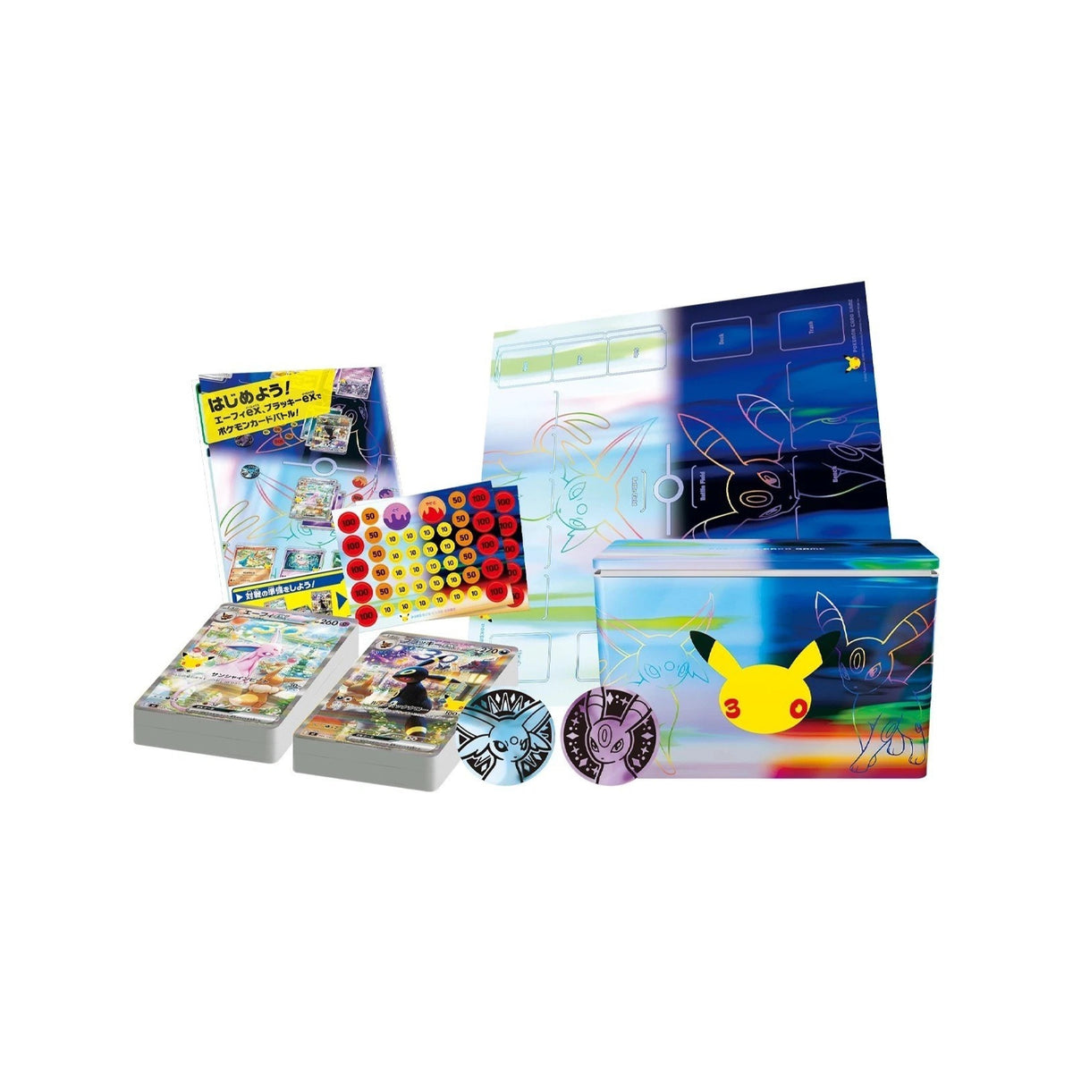 Pokemon TCG: 30th Celebration Premium Deck Set: Espeon & Umbreon Japanese