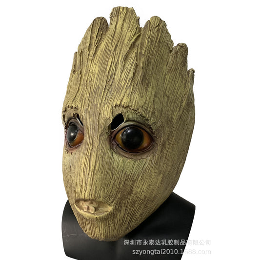 Groot Latex Mask for Halloween & Fancy Dress