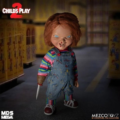 Mezco Mega Scale Child's Play 2 Talking Menacing Chucky Doll