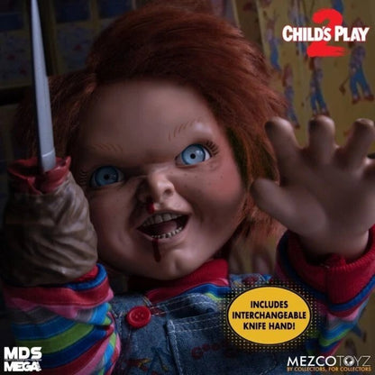 Mezco Mega Scale Child's Play 2 Talking Menacing Chucky Doll