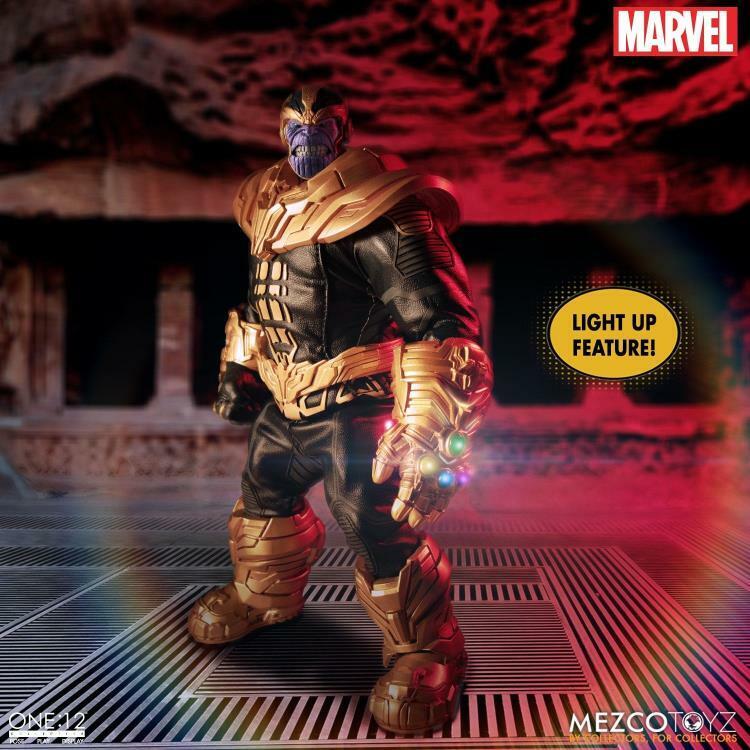 Mezco Marvel One:12 Thanos Light Up Action Figure