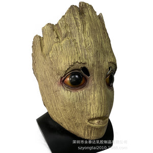 Groot Latex Mask for Halloween & Fancy Dress