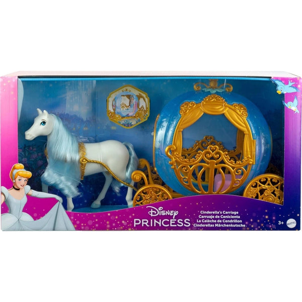 Disney Princess Cinderella's Rolling Carriage & Horse With Brushable Mane & Tail DAMAGED BOX