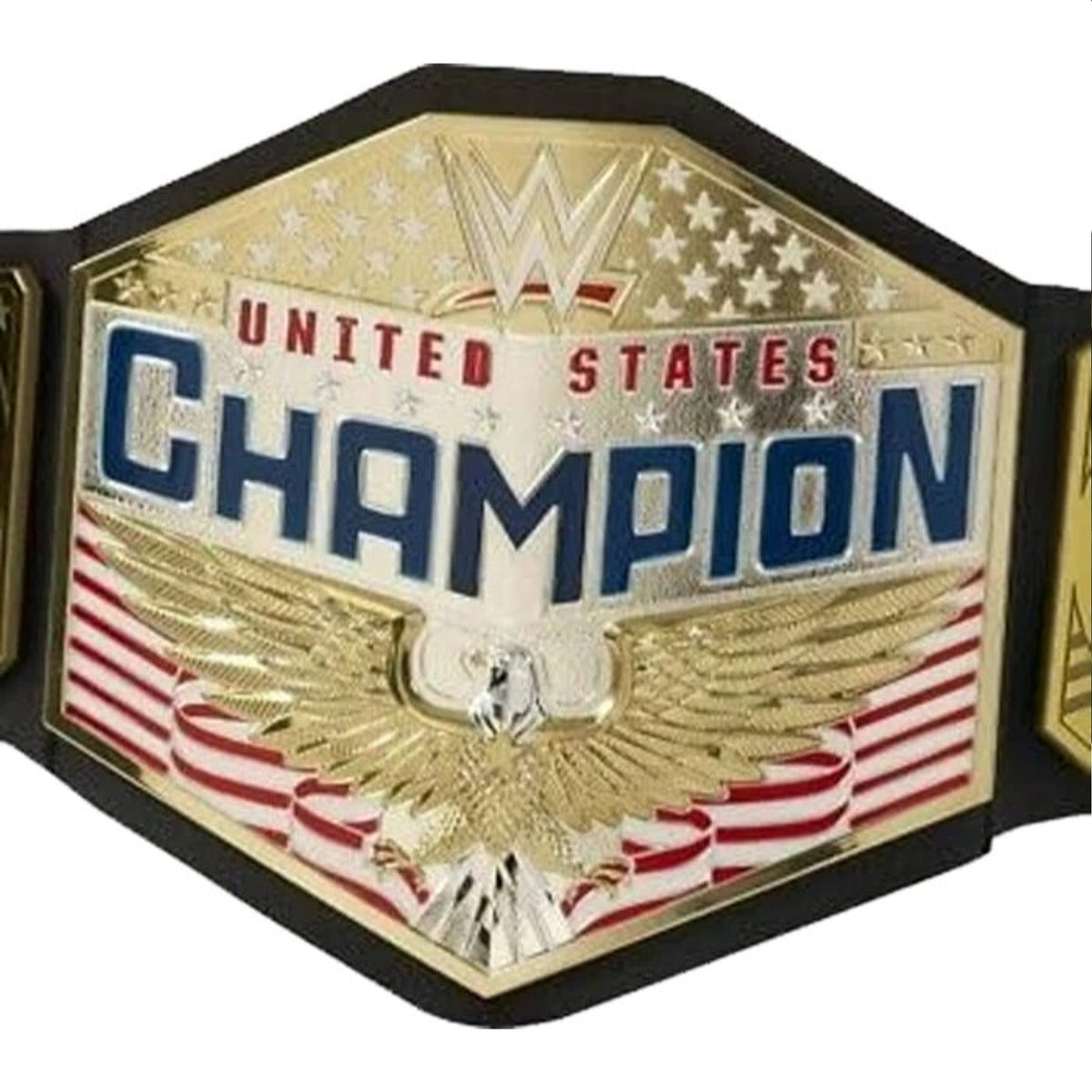 WWE United States Championship Replica Title Belt 6MM Diecast Plate