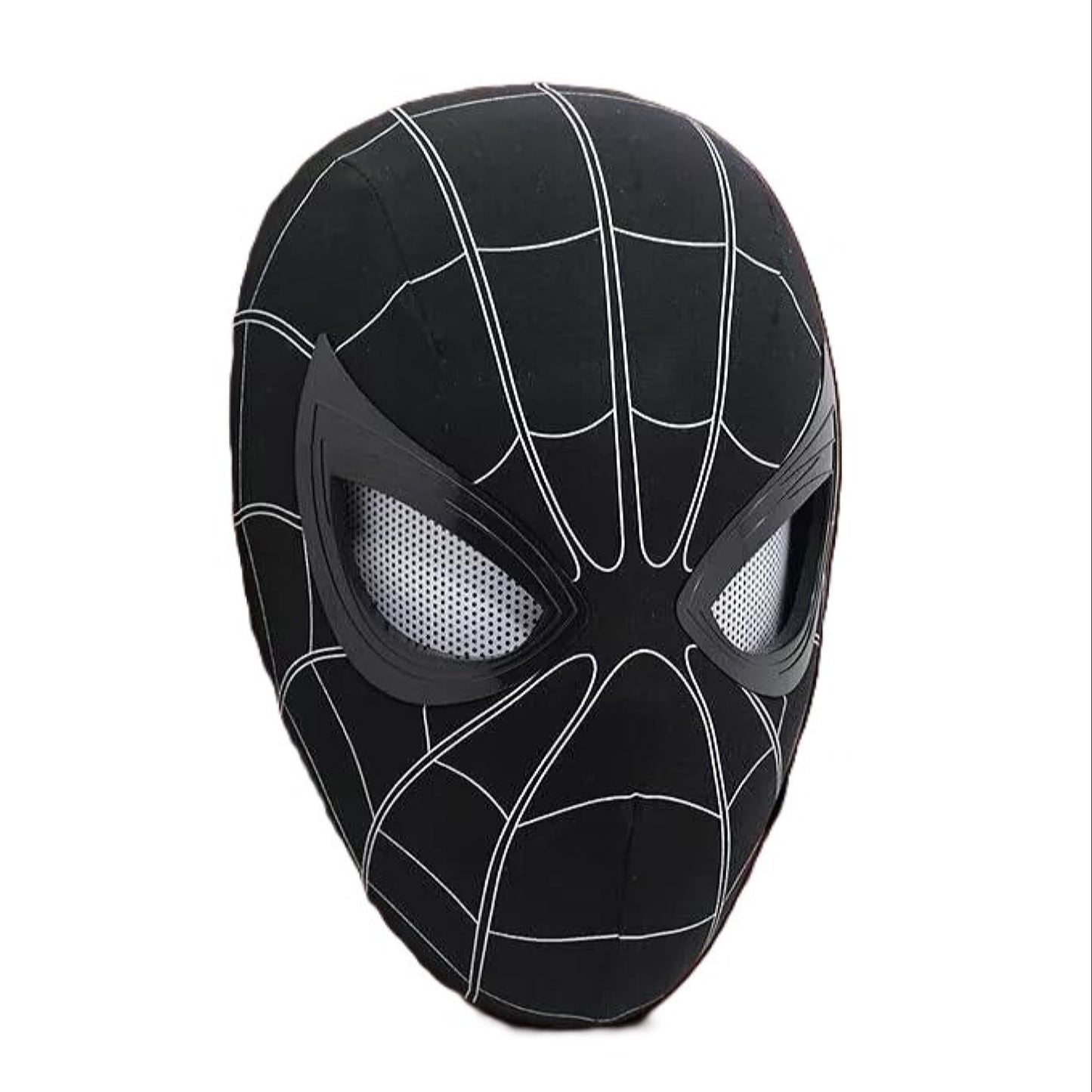 Noir Spider-Man Light Up Interactive Mask with Remote Control Adjustable Eyes