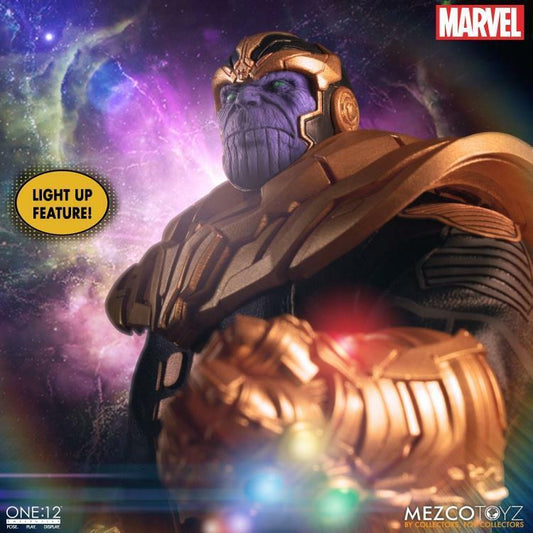 Mezco Marvel One:12 Thanos Light Up Action Figure