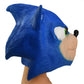 Sonic the Hedgehog Latex Mask for Halloween, Cosplay & Fancy Dress