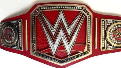WWE Universal Championship Commemorative Wrestling Title Belt 6MM Diecast Plate