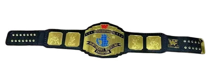 WWE Black Intercontinental Championship Replica Wrestling Title Belt 4MM Brass Plate