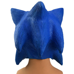 Sonic the Hedgehog Latex Mask for Halloween, Cosplay & Fancy Dress