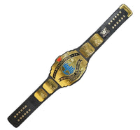 WWE Black Intercontinental Championship Replica Wrestling Title Belt 4MM Brass Plate