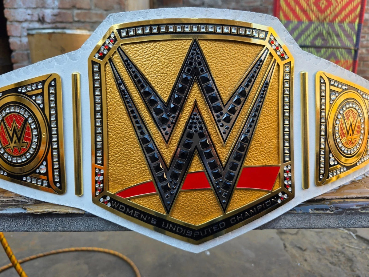 WWE Women's Undisputed Wrestling Championship Replica Title Belt 6MM Plate