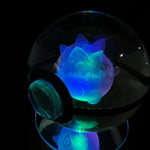 Togepi Pokemon Glass Crystal Pokeball 13 with Light-Up LED Base Ornament 80mm XL Size