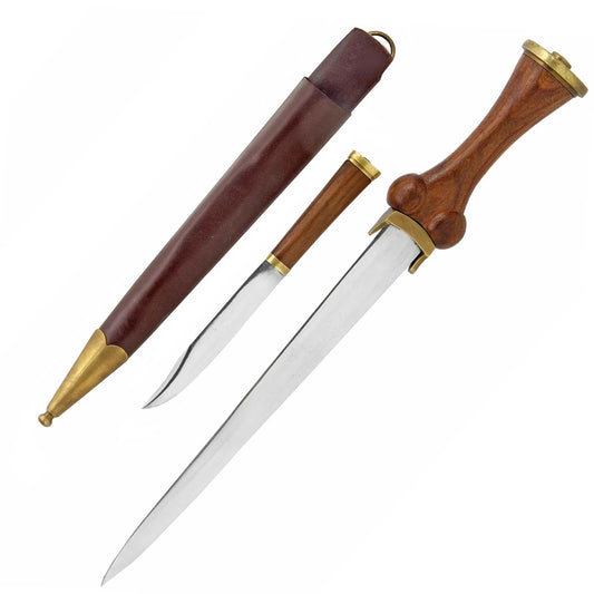 John Barnett 15th Century Ballock Metal Dagger — Museum Quality Historical Display Replica