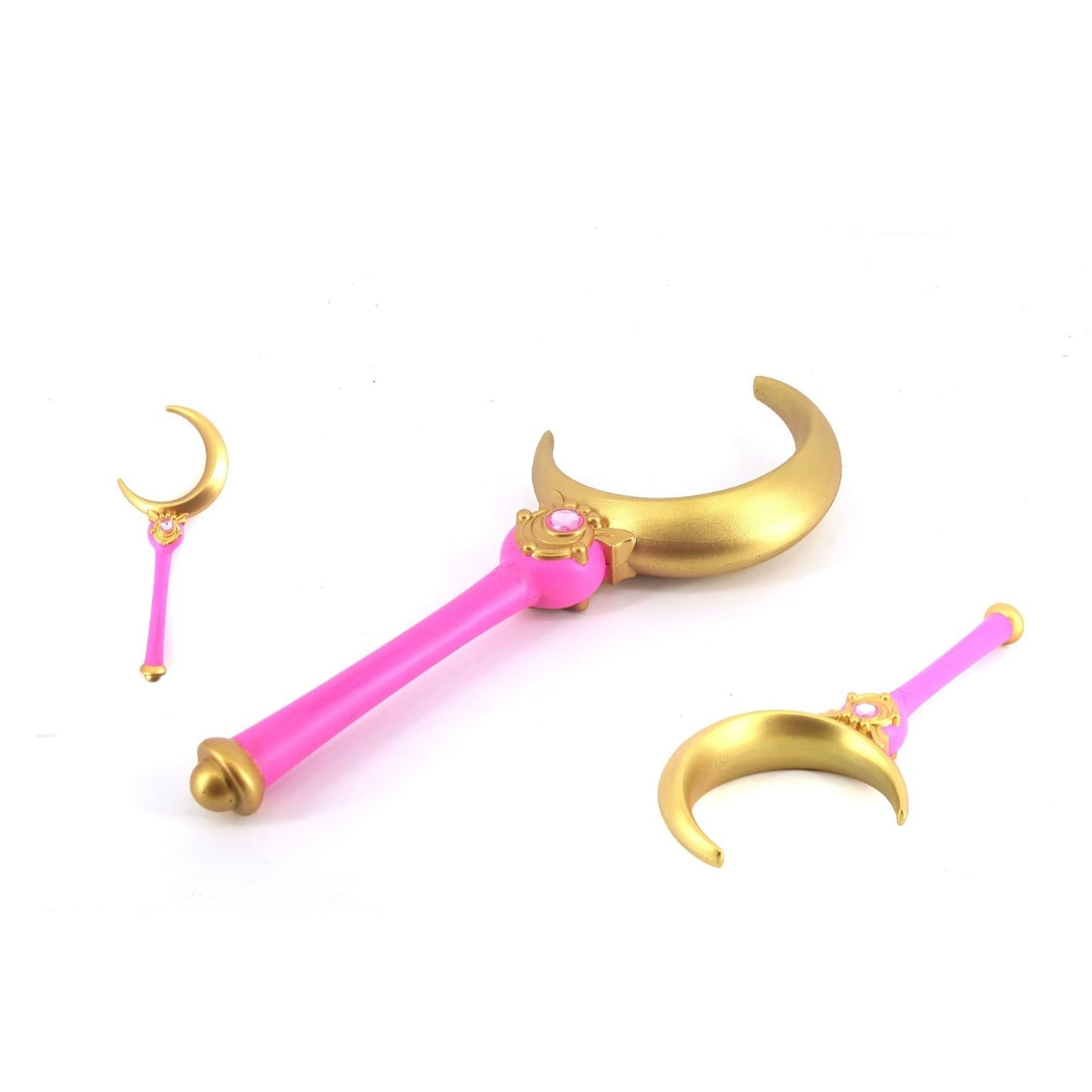 Sailor Moon Wand Foam Cosplay Prop Replica Pink and Gold - NEXTLEVELUK