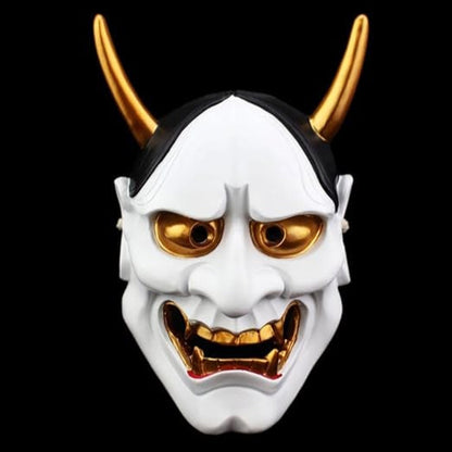 Samurai Oni Japanese Resin Mask - NEXTLEVELUK