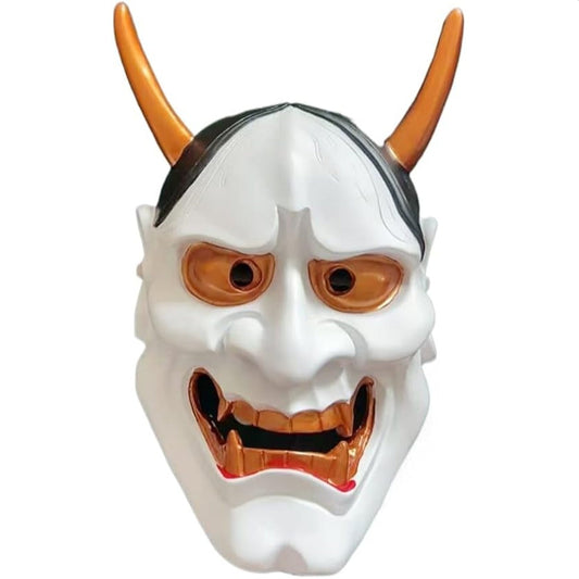 Samurai Oni Japanese Resin Mask - NEXTLEVELUK
