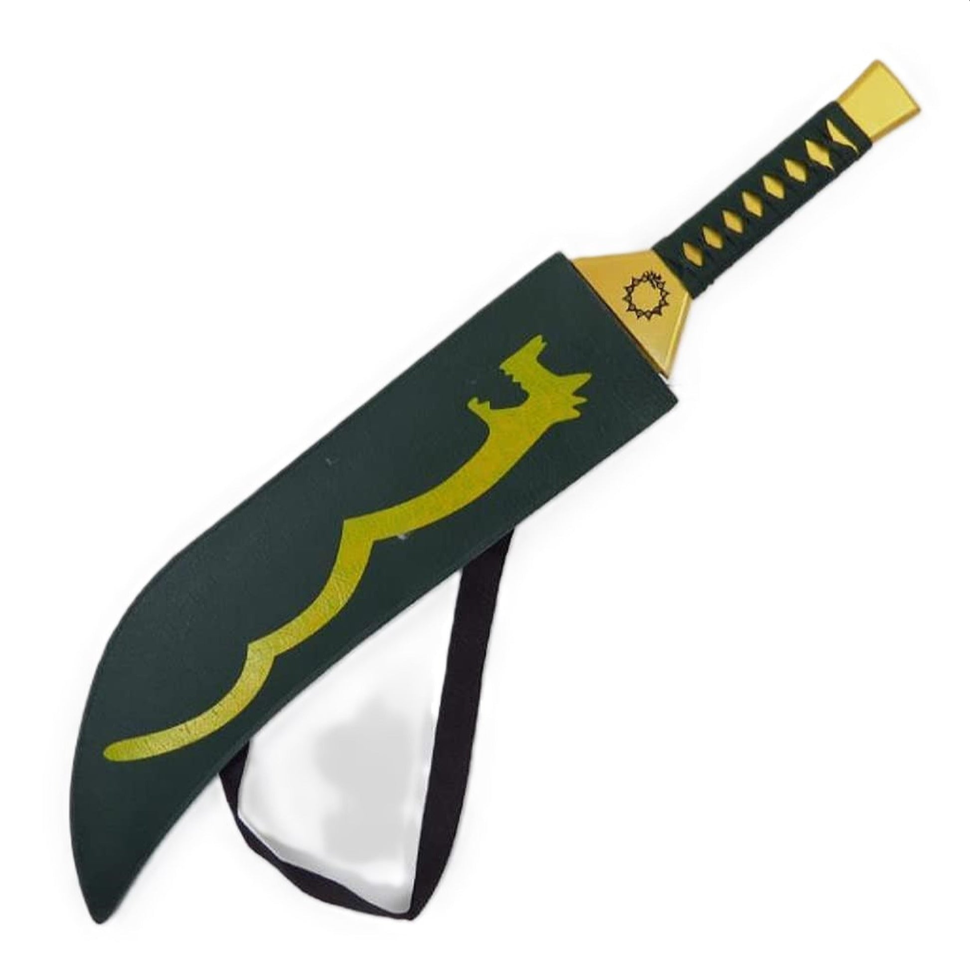 Seven Deadly Sins Meliodas Demon Sword Lostvayne Wooden Cosplay Prop Replica - NEXTLEVELUK