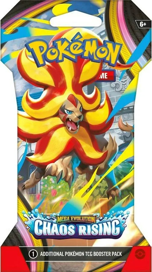 Pokemon TCG: Mega Evolution - Chaos Rising Sleeved Booster Pack