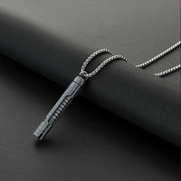 Lightsaber Hilt Stainless Steel Necklace