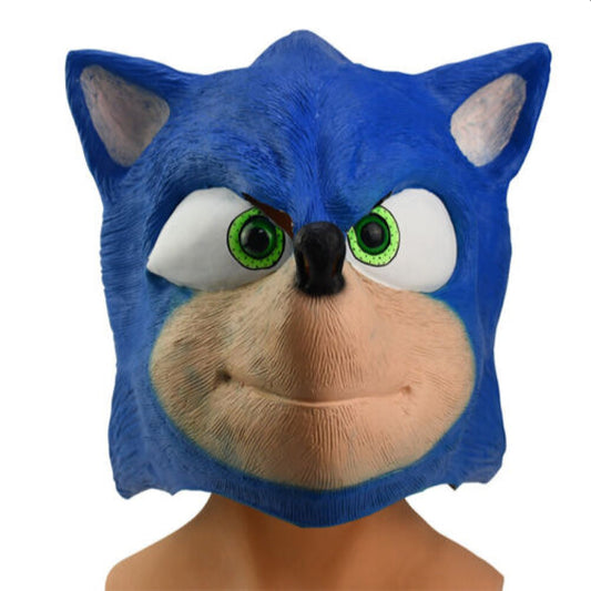Sonic the Hedgehog Latex Mask for Halloween, Cosplay & Fancy Dress - NEXTLEVELUK