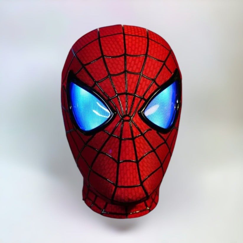 Spider - Man Andrew Garfield The Amazing Spider - man Interactive Mask with Remote Control Adjustable Moving & Light Up Eyes Spiderman - NEXTLEVELUK