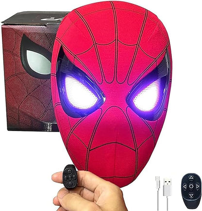 Spider - man Interactive Mask with Remote Control Movable Light Up Eyes Spiderman - NEXTLEVELUK