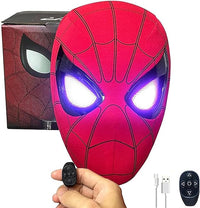 Spider - man Interactive Mask with Remote Control Movable Light Up Eyes Spiderman - NEXTLEVELUK