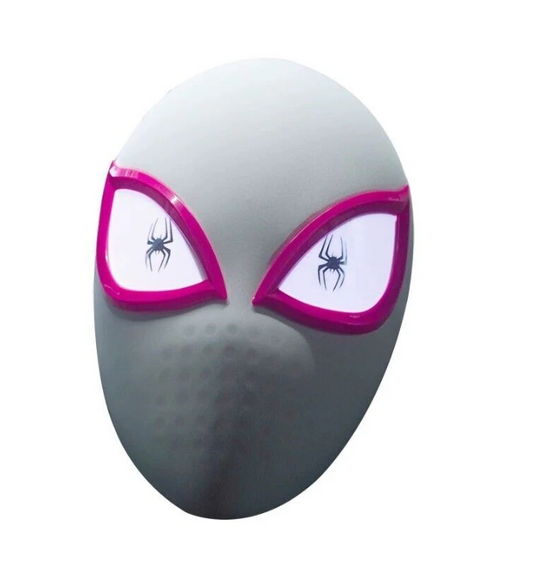 Spider-Gwen Stacy Light Up Cosplay Mask