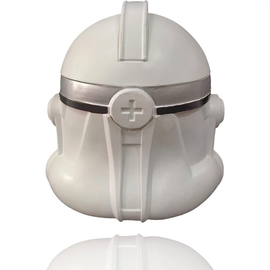Star Wars Clone Trooper Helmet White PVC - NEXTLEVELUK
