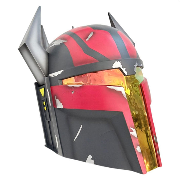 Star Wars Clone Wars The Mandalorian Gar Saxon Resin Helmet DAMAGED