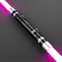 Star Wars Darth Maul Double Blade Baselit Combat Lightsaber RGB Replica Chargable F33 - NEXTLEVELUK