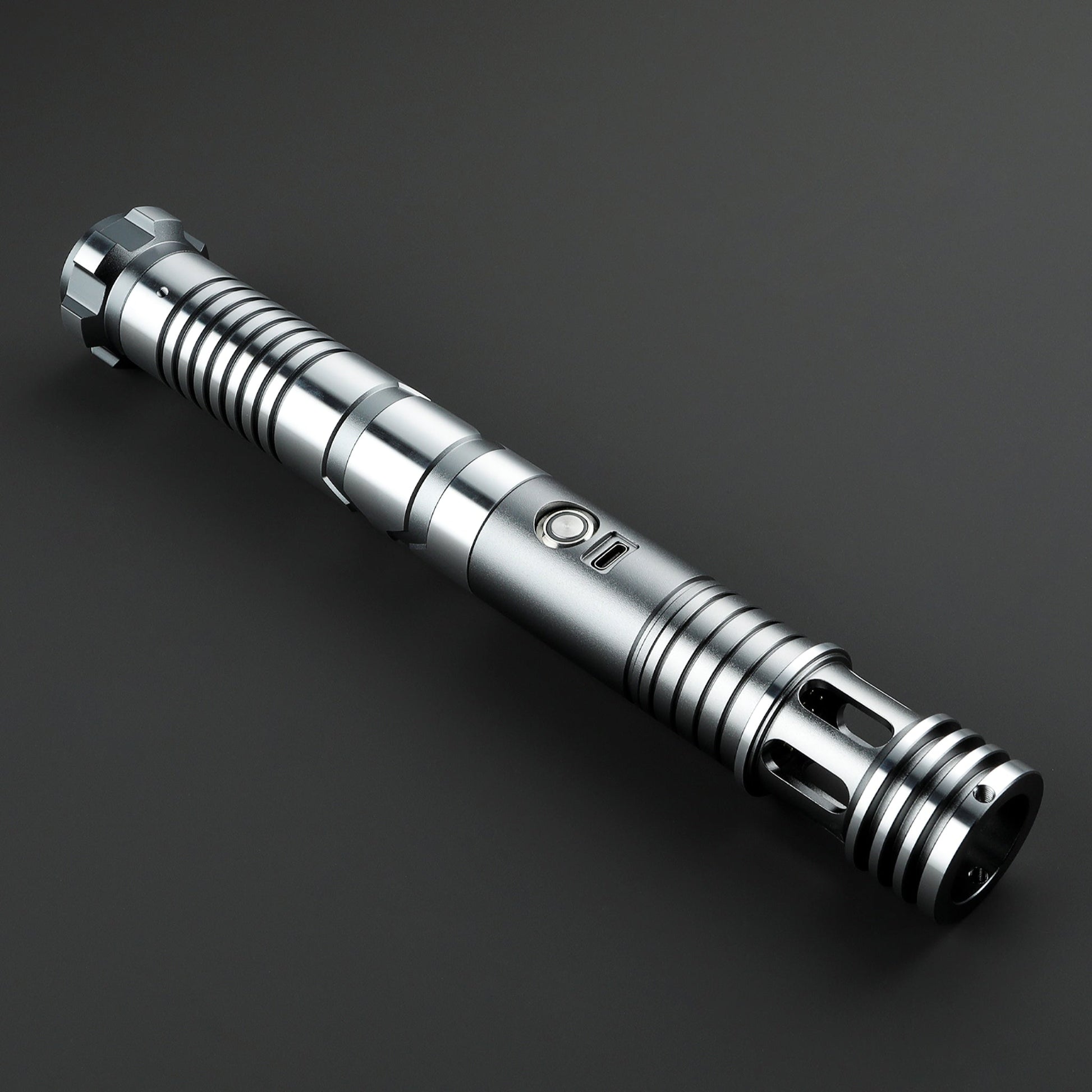 Star Wars Lightsaber RGB Smoothswing Force FX Grey Cosplay C037B - NEXTLEVELUK