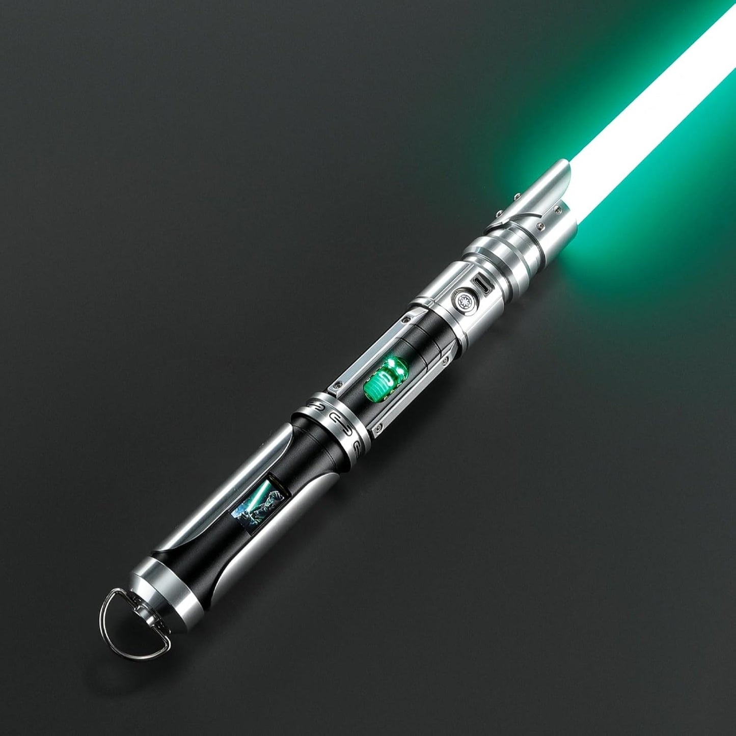 Star Wars Lightsaber Xenopixel Xeno3 Smoothswing OLED Display & Spinning Crystal Chamber Cosplay 177X - NEXTLEVELUK