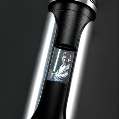 Star Wars Lightsaber Xenopixel Xeno3 Smoothswing OLED Display & Spinning Crystal Chamber Cosplay 177X - NEXTLEVELUK