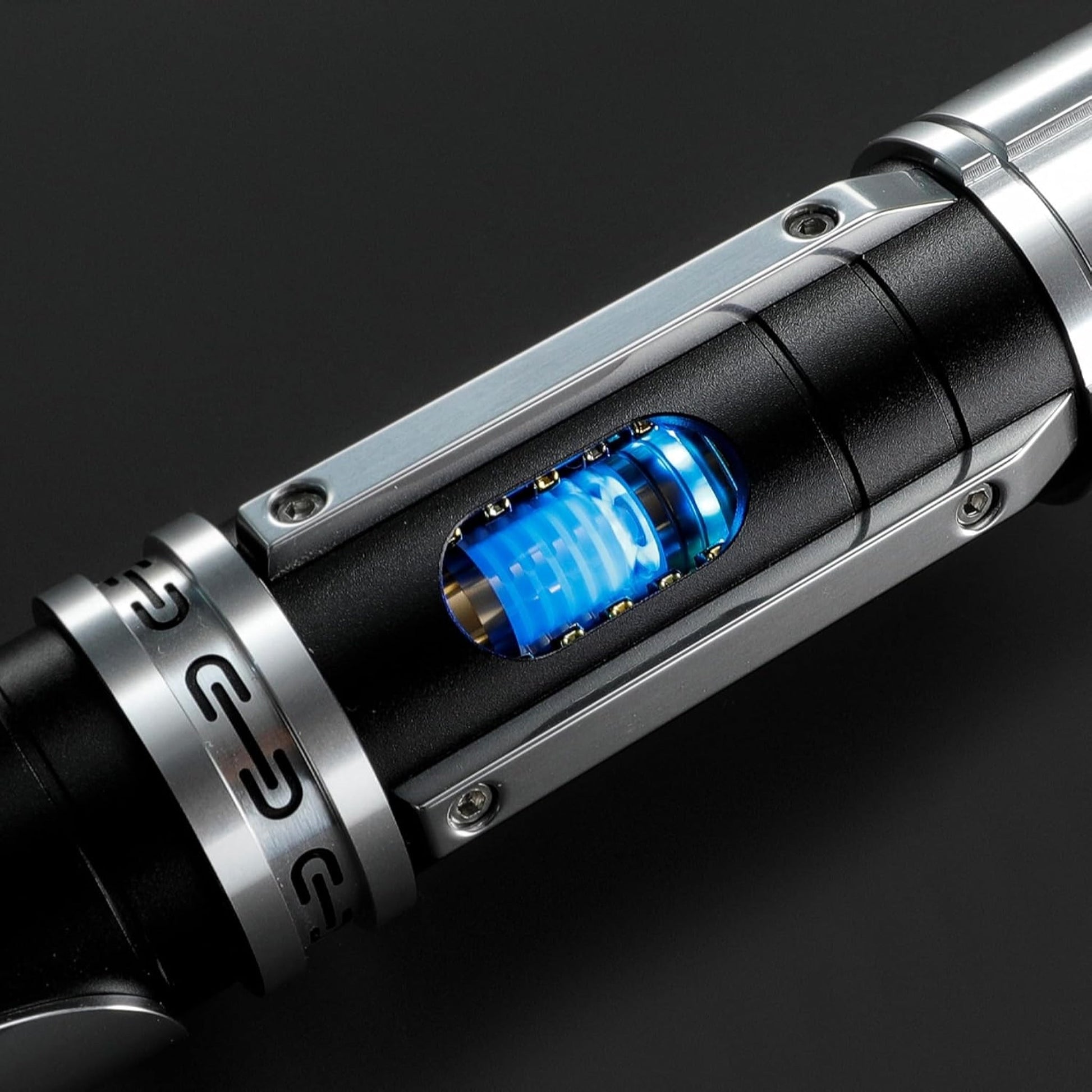 Star Wars Lightsaber Xenopixel Xeno3 Smoothswing OLED Display & Spinning Crystal Chamber Cosplay 177X - NEXTLEVELUK