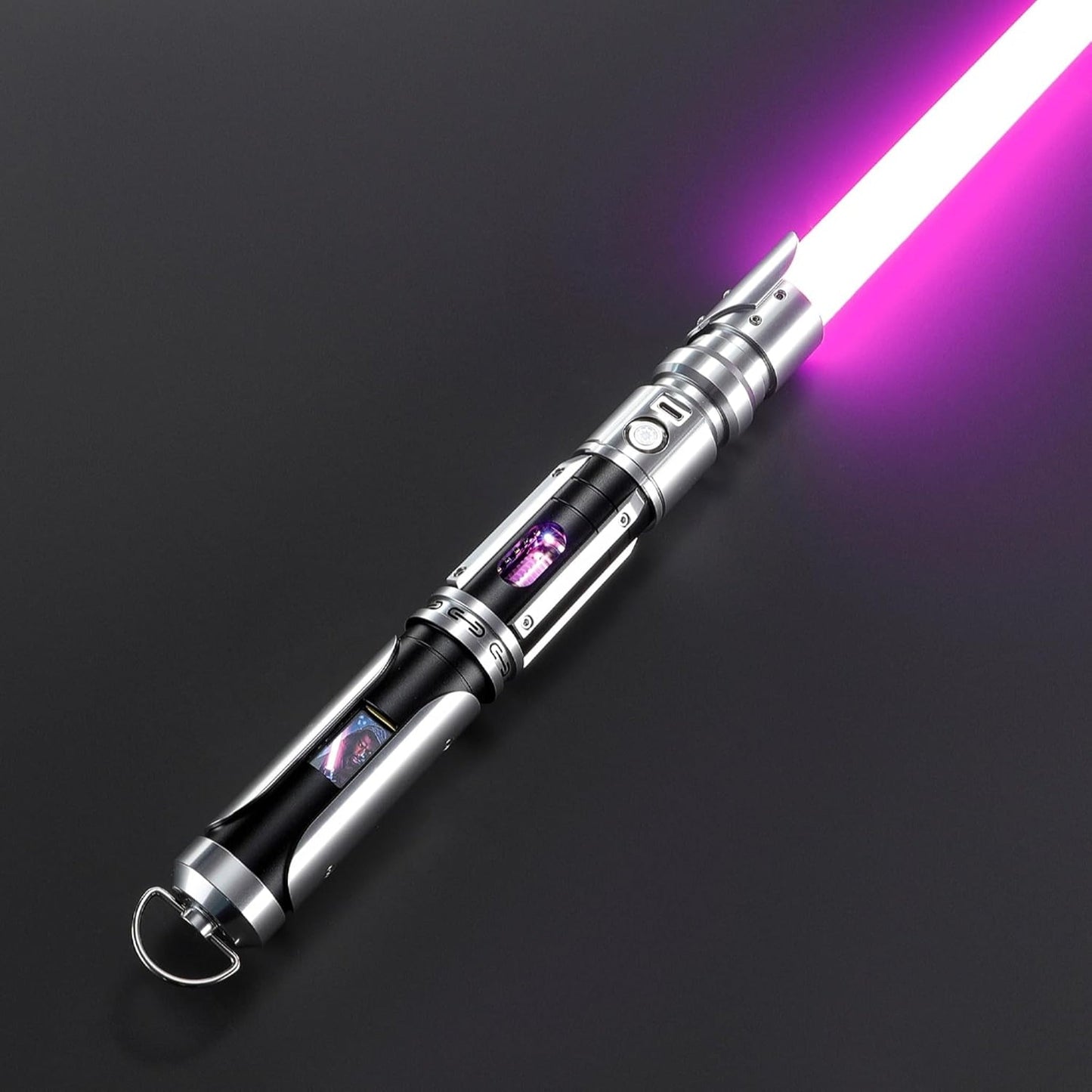 Star Wars Lightsaber Xenopixel Xeno3 Smoothswing OLED Display & Spinning Crystal Chamber Cosplay 177X - NEXTLEVELUK
