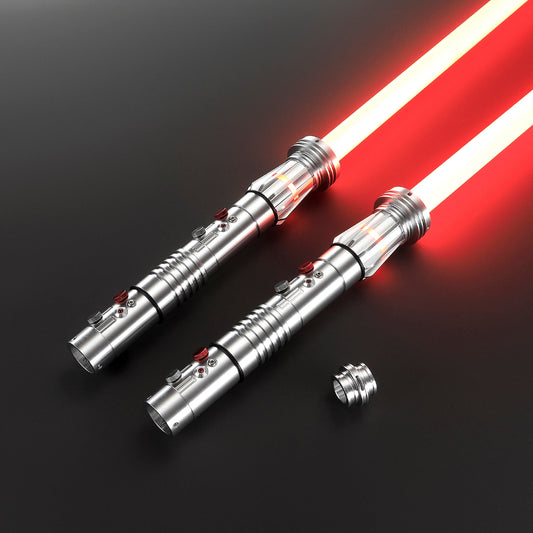 Star Wars No. 021 Episode 1 Darth Maul Baselit Combat Lightsaber RGB Replica - NEXTLEVELUK