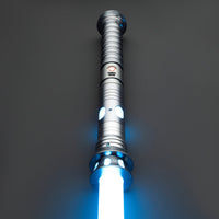 Star Wars No. 105 Baselit Grey Combat Lightsaber RGB Replica (No 28 Base) - NEXTLEVELUK
