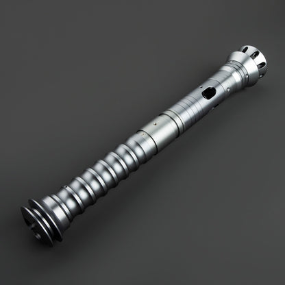 Star Wars No. 105 Baselit Grey Combat Lightsaber RGB Replica (No 28 Base) - NEXTLEVELUK