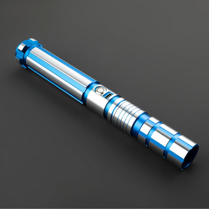 Star Wars No. 118 Baselit Blue Combat Lightsaber RGB Replica - NEXTLEVELUK
